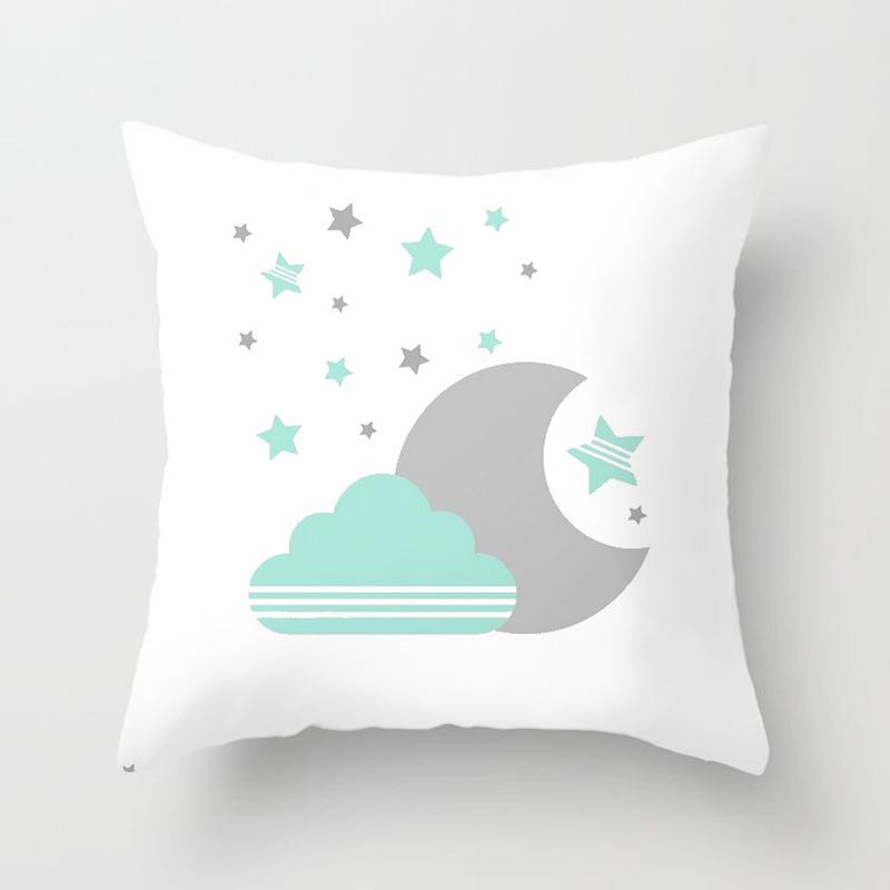 Star moon cartoon pillowcase