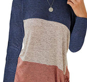 Colorblock kinky top