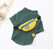 Striped T-Shirt Teddy Dog Pet Costume