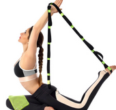 Yoga Stretch Strap Elasticity Yoga Strap with Multiple Grip Loops Hot Yoga Physical Therapy Greater Flexibility