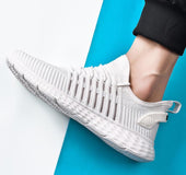Sneakers flying woven mesh casual running shoes