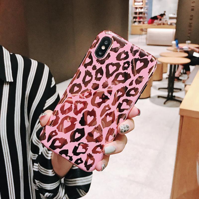 Pink Rhinestone Leopard  | IPhone