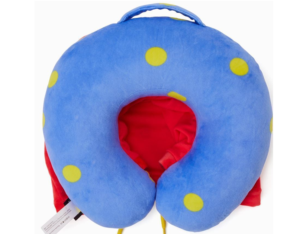 Cartoon hooded U-shaped pillow Travel neck pillow