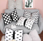 Lovely ball bow tie pillow blanket Nordic ins bedside sofa cushion pillow quilt