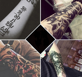 Waterproof tattoo sticker