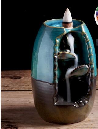 Multi-layers Ceramic Back flow Incense Burner