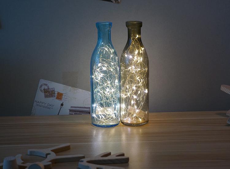 Romantic LED Small Night Light Creative Original Wooden Glass Table Lamp Christmas Birthday Gift Bedroom Lamp