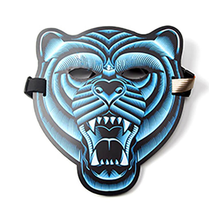 Design Sound Activated Halloween EL Party Mask
