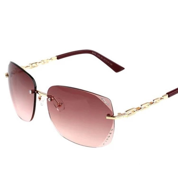New glasses fashion frameless sunglasses