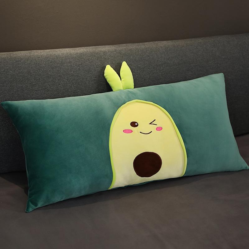 Soft cartoon fruit series square pillow