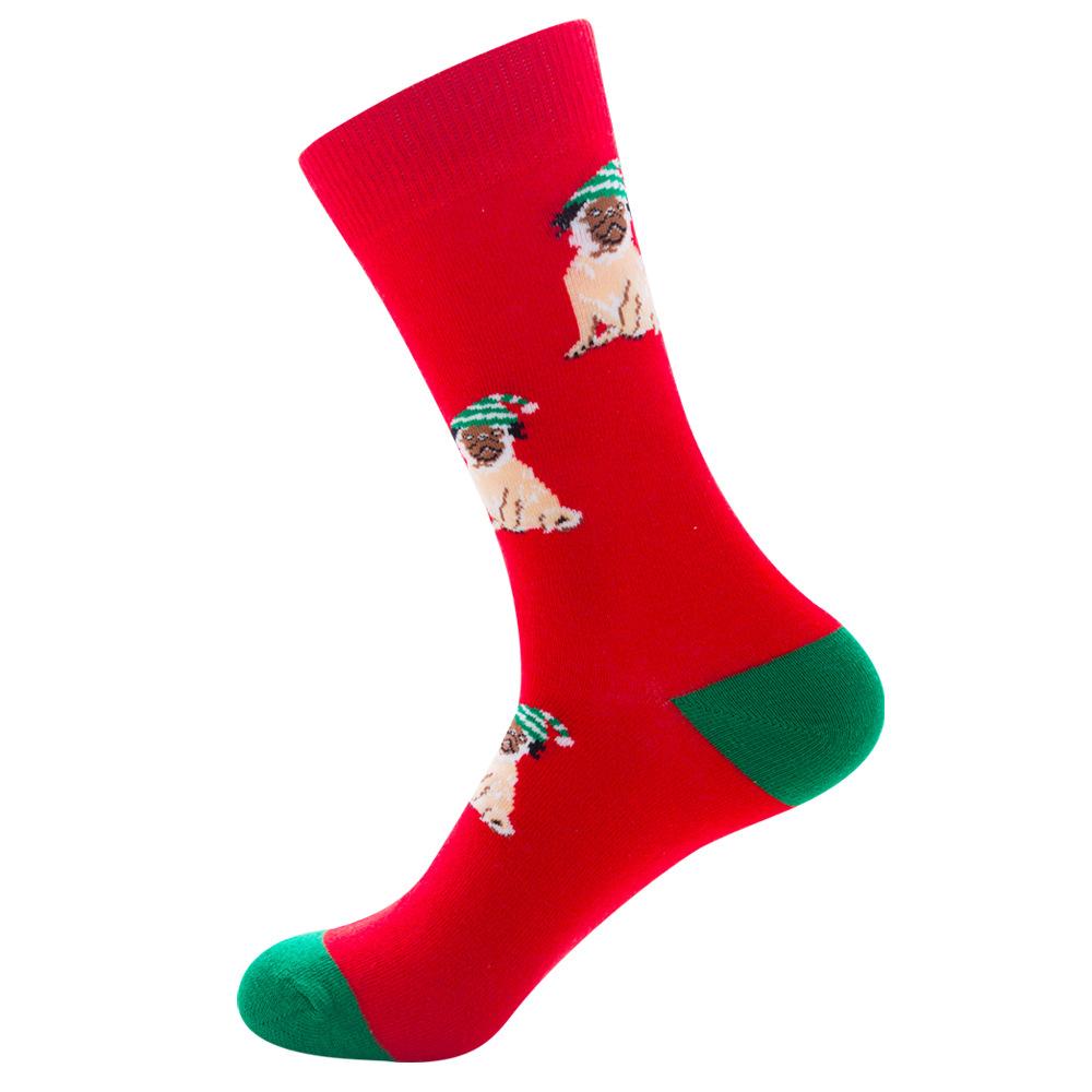 Christmas stocking man funny new year santa claus