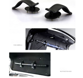 Car trunk umbrella clip