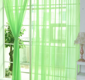 Ouneed Cheap Curtains Solid Tulle Modern Curtains for Living Room Transparent Tulle Curtains Window Sheer for the Bedroom*23