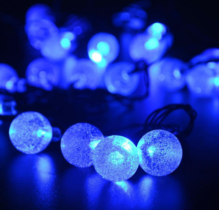 20/30 pcs 5/6.5 m crystal solar power of the led lamp string lights christmas lights solar garden outdoor decoration for christmas