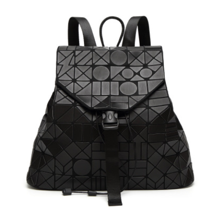 Handbag geometric luminous backpack