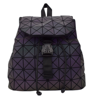 Handbag geometric luminous backpack