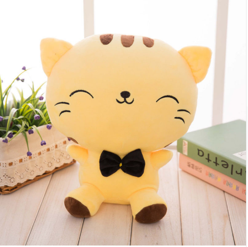 Cute creative cat doll plush toy birthday gift girl doll doll big face cat doll