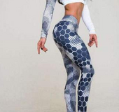 Printed sports yoga pants Yoga tops