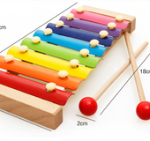 Early childhood music toys wooden music piano hand knock knock Muyinqin