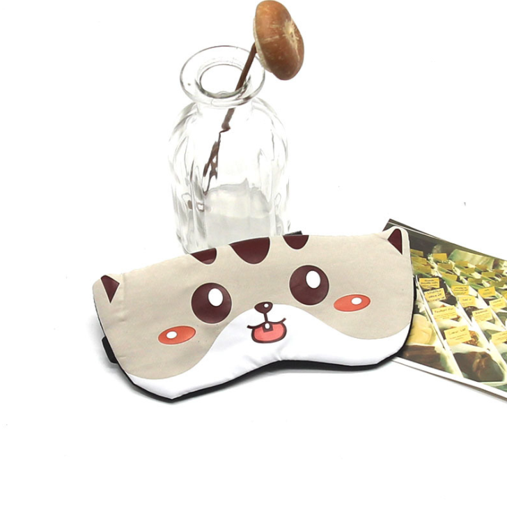 Sleeping Mask Eyepatch Eyeshade Eye Cover Cotton Creative Lovely Cartoon Cat/Fox/Dog Travel Relax Sleep Aid for Man Women MP0121