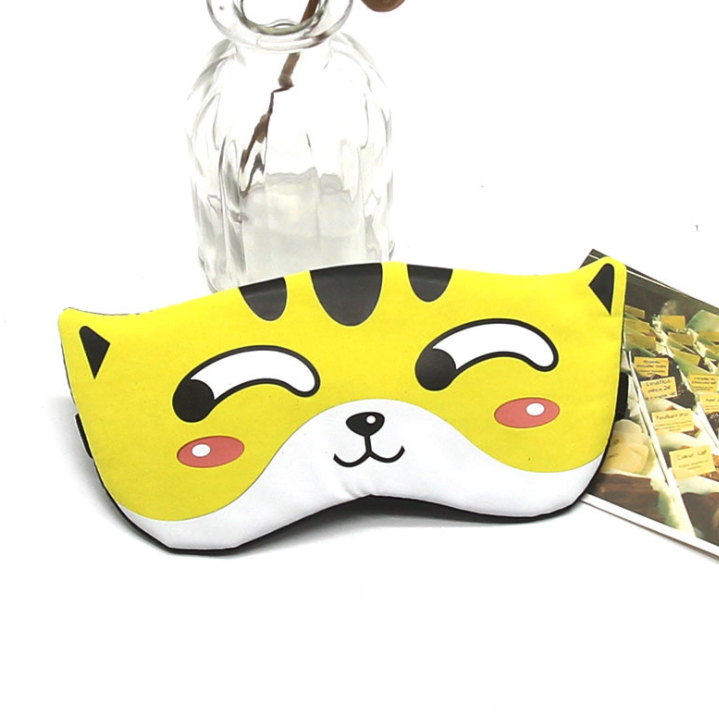 Sleeping Mask Eyepatch Eyeshade Eye Cover Cotton Creative Lovely Cartoon Cat/Fox/Dog Travel Relax Sleep Aid for Man Women MP0121