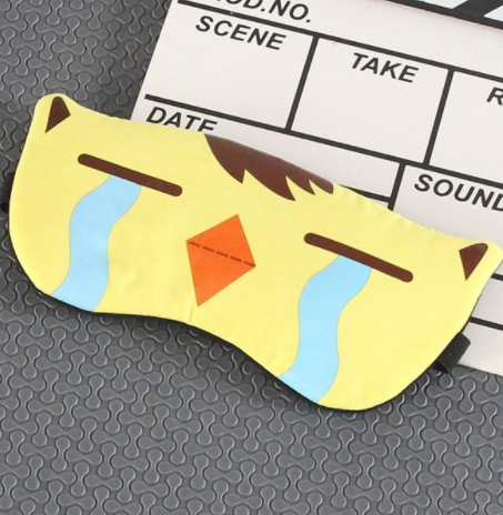 Sleeping Mask Eyepatch Eyeshade Eye Cover Cotton Creative Lovely Cartoon Cat/Fox/Dog Travel Relax Sleep Aid for Man Women MP0121