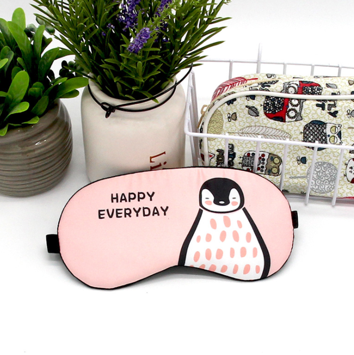Sleeping Mask Eyepatch Eye Cover Cotton Creative Lovely Cartoon for Eye Cat/Panda/Dog Travel Relax Sleeping Aid MP0107