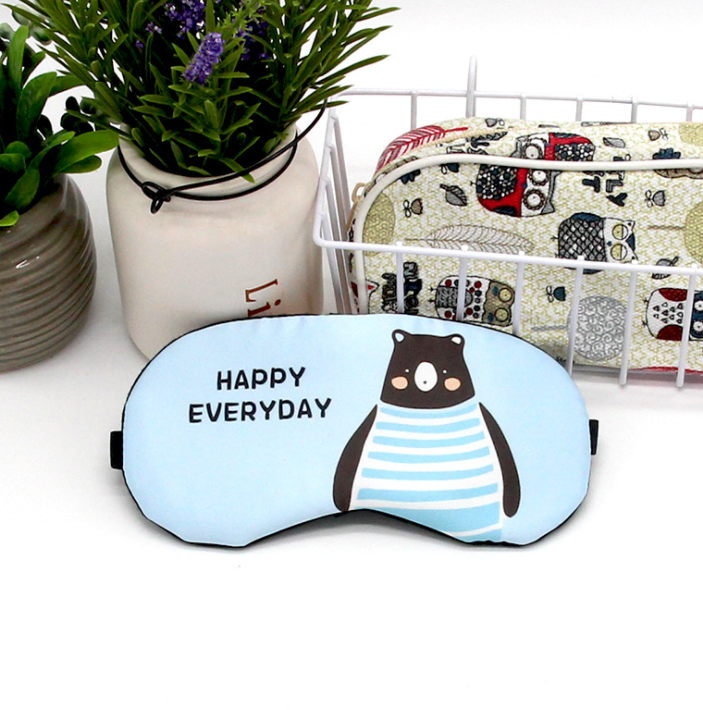 Sleeping Mask Eyepatch Eye Cover Cotton Creative Lovely Cartoon for Eye Cat/Panda/Dog Travel Relax Sleeping Aid MP0107