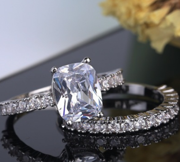 Fashion Diamond Zircon Lady Ring