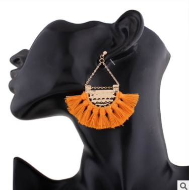Tassel earrings female