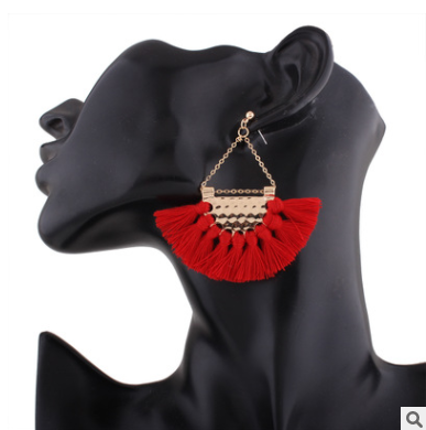 Tassel earrings female