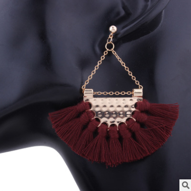 Tassel earrings female