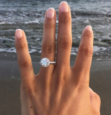 Heart and arrow round ring