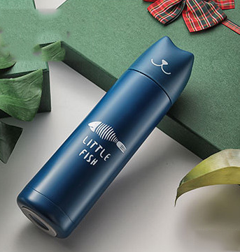 Cartoon cute 304 stainless steel mug with 500ml couple drinking cup