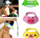 Sombrero de ducha de bebé ajustable para niños y niñas