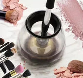 Set de limpiador de pinceles de maquillaje eléctrico