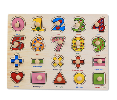 Cognitive wooden puzzle early education educational toys