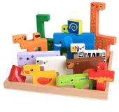 High Quality Baby Wooden Toys 3D Blocks