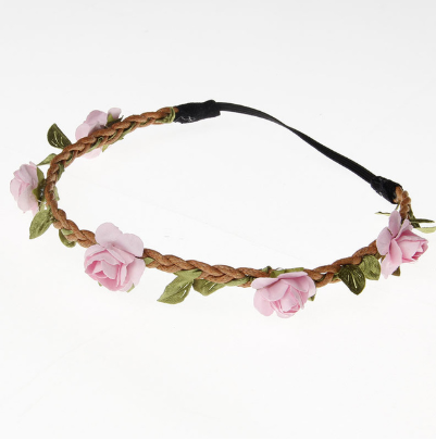 Children's woven rose hair band