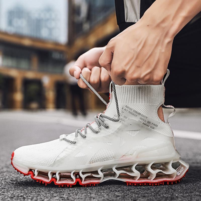 Flying woven breathable shoes men's shoes