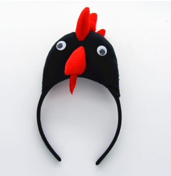 Children's Headband Animal Performance Cards Halloween Headband Dance Party Props Festival Party Chicken Hair Accessories