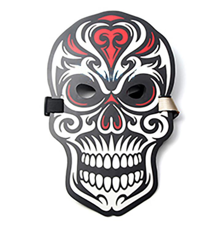 Design Sound Activated Halloween EL Party Mask