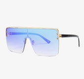 Fashion one-piece lens sunglasses
