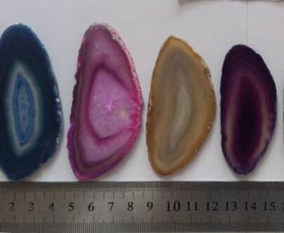 USB Agate Lights Mini Colorful LED Night Lights Creative Gifts Home Crafts
