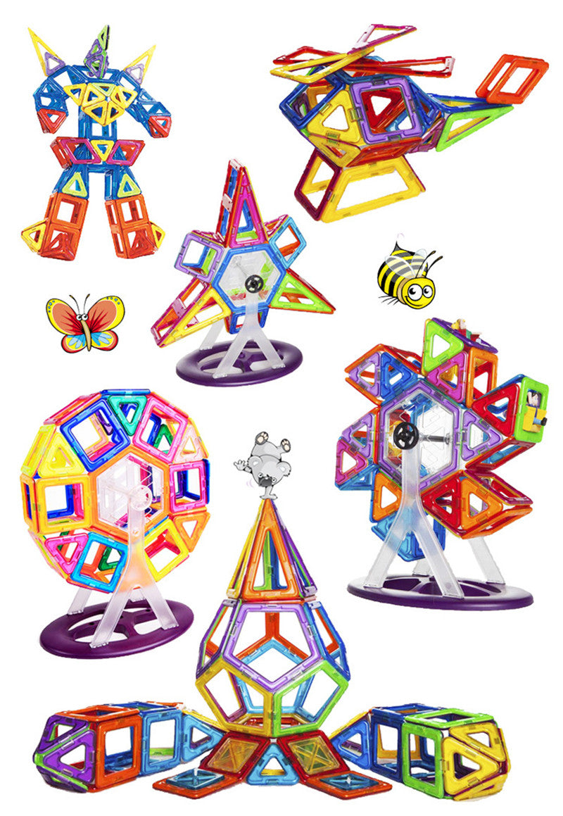 Blocks de triángulos magnéticos