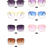 Metal frame bee decorative sunglasses