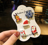 Christmas cartoon badge Sen female cute brooch