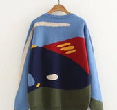 field wind illustrations double knit knitwear sweater