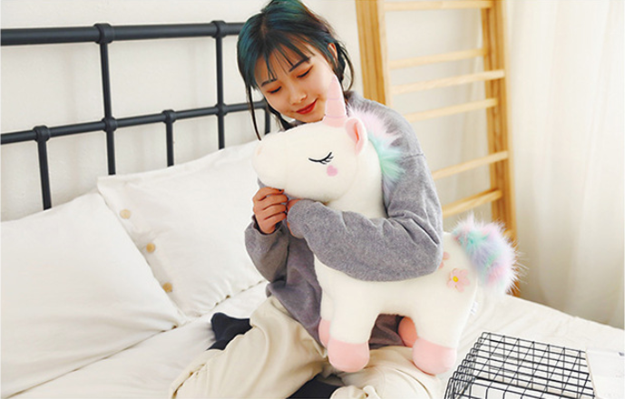 Plush unicorn toy