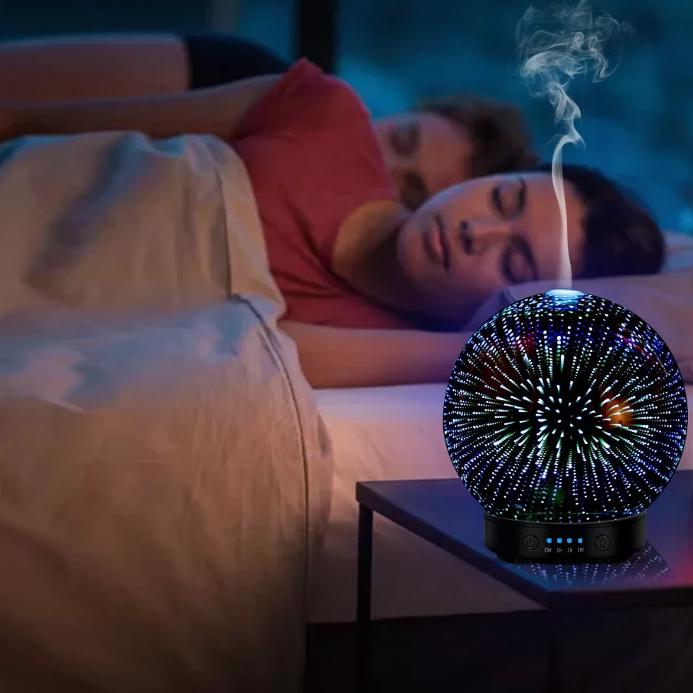 7 LED Color Lighting Modes 3D Aromatherapy